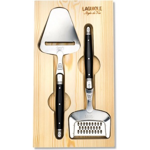 Laguiole Комплект слайсер и ренде за сирена PREMIUM, черен, Laguiole (LAGSDV-301432)