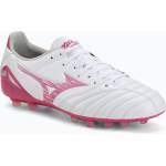Mizuno Футболни обувки Mizuno Morelia Neo IV Pro AG white/fuchsia purple/fuchsia purple