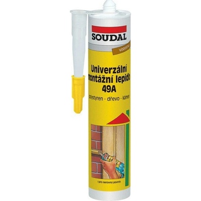 SOUDAL 49A Univerzálne montážne lepidlo 310g biele