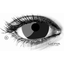 Lucifer Crazy šošovky - dioptrické - BLACK mini sclera 2 šošovky