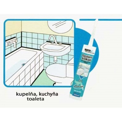 MASTERSIL silikón sanitárny 315g biele