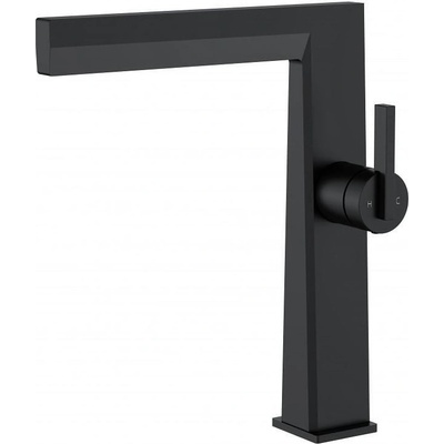 Inter Ceramic Стоящ смесител за умивалник Кони icf 116223mb, месинг, черен мат, 22х27см (116223mb)