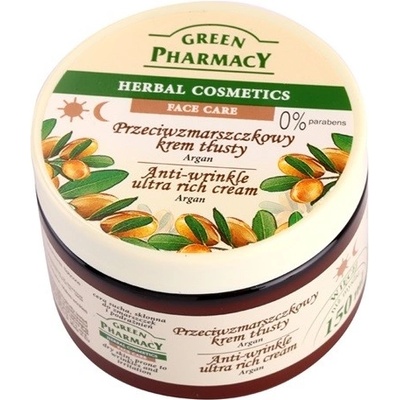 Green Pharmacy Face Care Argan výživný protivráskový krém pre suchú pleť (0% Parabens) 150 ml