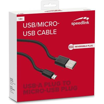 Speedlink SL-170212-BK Micro-USB, 1,8m