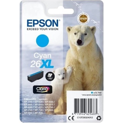 Epson 26XL Cyan - originálny