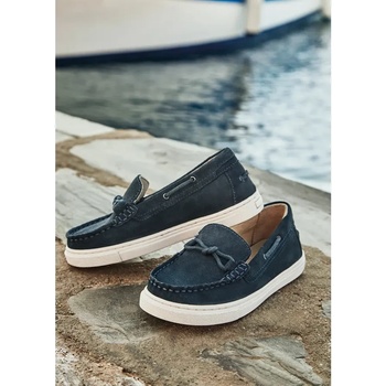 Mayoral Тъмно сини мокасини за мини момче естествена кожа Mayoral