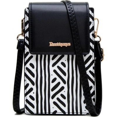 Kabelka TopQ Flap Tote na mobil s popruhem 129539 černá