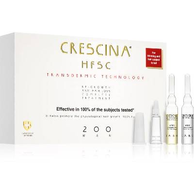 Transdermic 200 Re-Growth and Anti-Hair Loss грижа за растеж на косата против косопад за мъже 20x3, 5ml