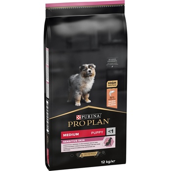 Purina Pro Plan Medium Puppy Sensitive Skin losos 2 x 12 kg