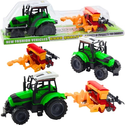 Lean Toys Sada Traktor Farma Traktor se Sekačkou Zemědělský Stroj