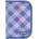 Kite Ученически несесер правоъгълен Kite 622 Purple Chequer