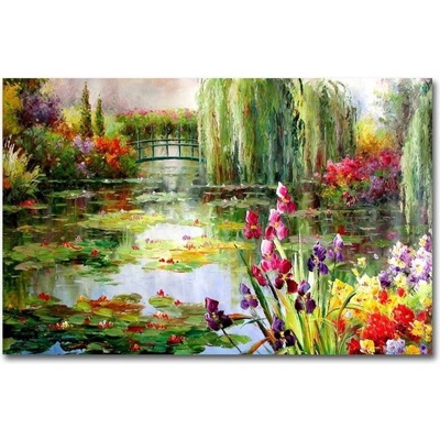 Wallity Colorful Water Lily Pond – Claude Monet obraz barevná