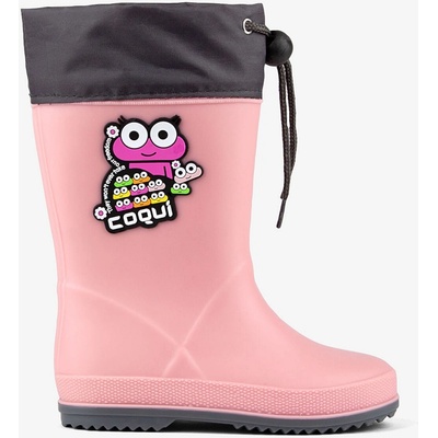 Coqui Rainy Collar Frog Pink Grey