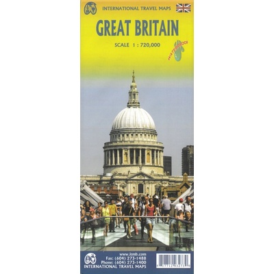 ITMB Publishing mapa Great Britain ITM 1/720 tis.
