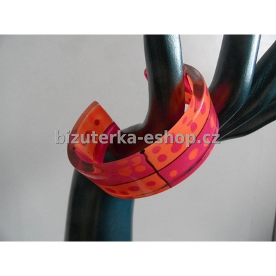 Bizuterka-eshop.cz růžovo oranžový BZ-04096