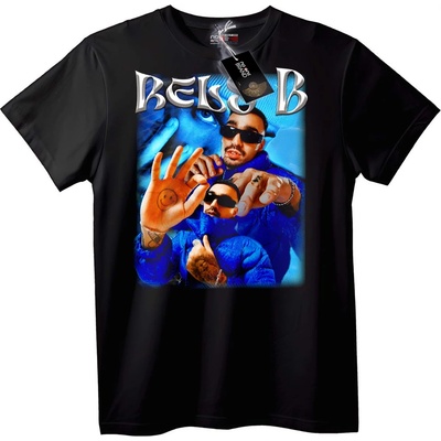 NOONEBRAND Тениска RELO B Музика - 2XL, Black