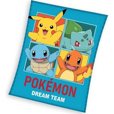 Carbotex Detská deka Pokémon Tím Snov
