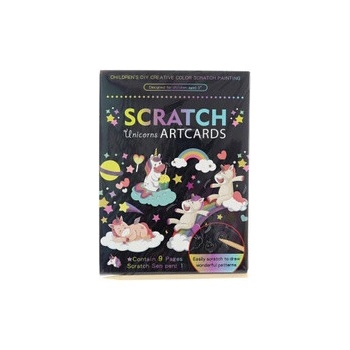 Vyškrabávacie obrázky jednorožec