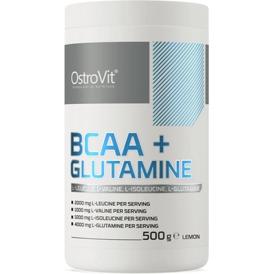 OstroVit BCAA + GLUTAMINE Powder [500 грама] Неовкусен
