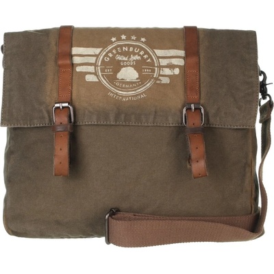 GreenBurry Plátená messenger taška 5901-30 khaki