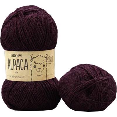 Drops Alpaca MIX 9044 tmavá grape