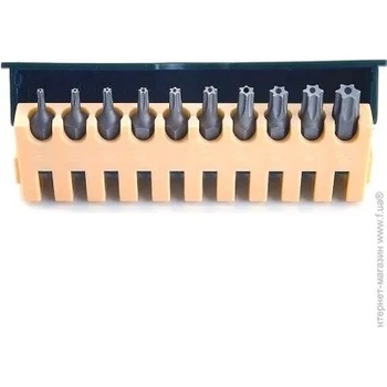 Image 1 of FORCE Накрайници Торкс 1/4" с отвор к-т 10бр. 21012T Force