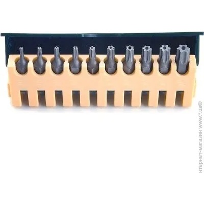 FORCE Накрайници Торкс 1/4" с отвор к-т 10бр. 21012T Force