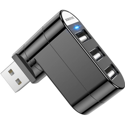 BOROFONE Разклонител за 3 порта USB-C Hub черен (DH3) (DH3)