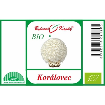 Koralovec hericium bio bylinné kvapky tinktúra 50 ml