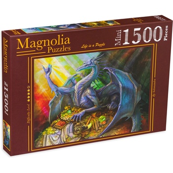 Magnolia Пъзел Magnolia от 1500 мини части - Драконът и съкровищата (3509)