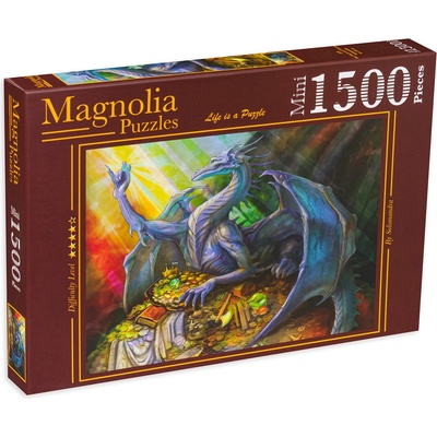 Magnolia Пъзел Magnolia от 1500 мини части - Драконът и съкровищата (3509)