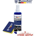 WUNSCHER Мляко+гъба за табло нова кола wunscher - 280мл (78186) - steficenter