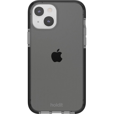 Holdit Гръб Holdit Seethru Case за iPhone 14/13 - Черен