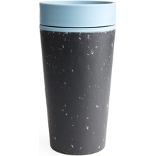 rCUP Rcup Black and Blue kelímek na kávu recyklovaný vodotěsný 340 ml