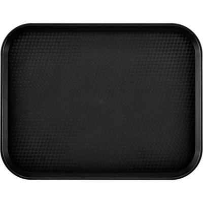 Cambro Tácka z polypropylénu na fast food veľká čierna 355x457xH21mm