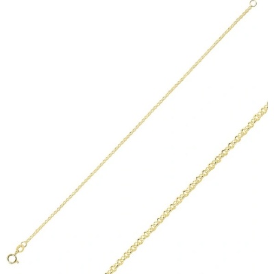 Olivie Russo strieborný náramok gold 3148