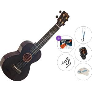 Mahalo MH2WTBK Premium SET Transparent Black Концертно укулеле (MH2W-TBK-PREMIUM-SET)