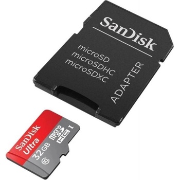 SanDisk microSDHC Ultra 32GB C10/A1/UHS-I (SDSQUA4-032G-GN6MA/186503)
