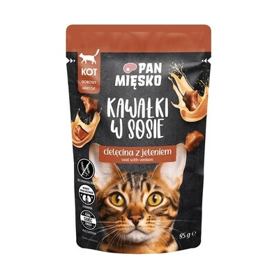Pán Miesko Kúsky v omáčke Teľacie s jeleňom 85 g
