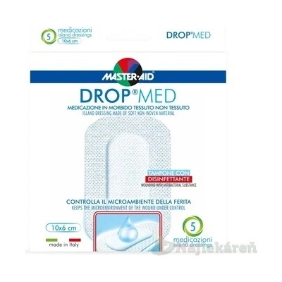 MASTER AID DROP MED RYCHLOOBV.10 X 6 CM 5 KS