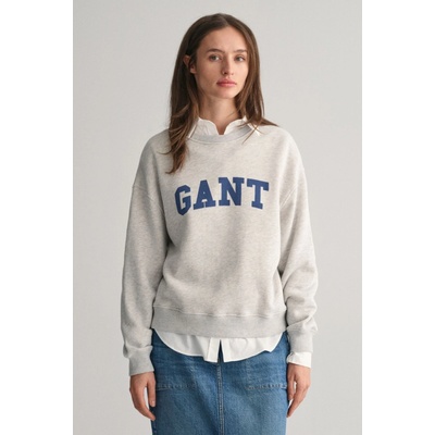 Gant Graphic C-Neck Sweat šedá