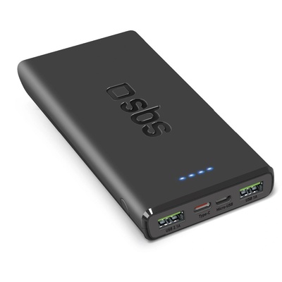 SBS Power Bank 10000mAh бързо зареждане PD (TTBB10000FASTPD2)