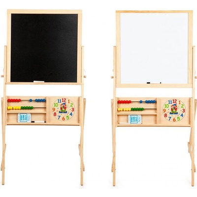 Derrson Multifunkční oboustranná dřevěná tabule 115 x 56 cm – Zboží Živě