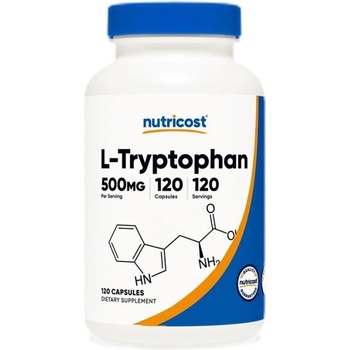 Image 1 of Nutricost L-Tryptophan 500 mg [120 капсули]