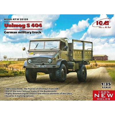 ICM UNIMOG S 404 German Military Truck 4x camo 1:35
