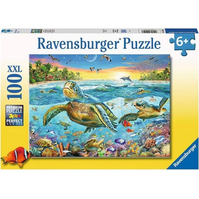 Ravensburger - Puzzle Sea turtles 100 XXL - 100 piese
