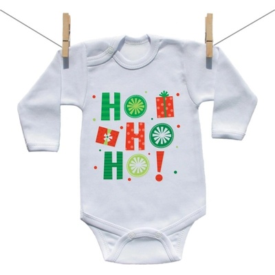 Boodyy Body s dlhým rukávom HO HO HO!