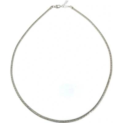 InfinitySilver Strieborný náhrdelník struna brúsená TGT25045
