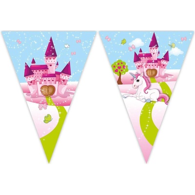 Vlaječková girlanda Jednorožec