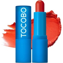 Tocobo Powder Cream Lip Balm 033 Carrot Cake Krémovo-pudrový balzám na rty v broskvovém odstínu 3,5 g